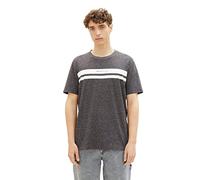 TOM TAILOR women's T-shirt with a heart print, messy beige, S