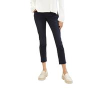 TOM TAILOR Women's Tapered Fit Trousers, 10668 - Sky Captain Blue, 38W x 28L
