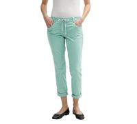 TOM TAILOR Women's Tapered Relaxed Trousers with Drawstring, 13010 - Faded Green, 40W x 28L