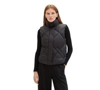 TOM TAILOR Women's Vest, 14482 - Deep Black, L