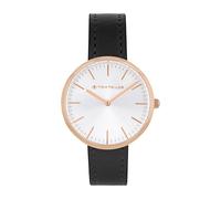 Tom Tailor Women's Watch with Faux Leather Strap, Gold, Water Resistant to 5 bar, Gift idea, Comes in a Watch Gift Box, 2100527