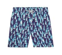 Tom & Teddy Mulberry & Sky Blue Boats - XXL