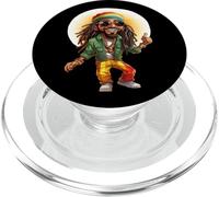 Tom the Rastafari, Reggae Style, Cartoon Character, Rasta PopSockets PopGrip for MagSafe