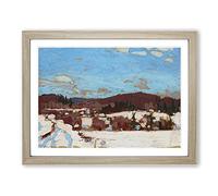Tom Thomson Early Spring Classic Painting Framed Print | A3 Oak Framed Wall Art | Ready to Hang | Classic Landscape Picture | Living Room Bedroom Lounge Office