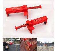 Tom tool LXQ 3.5-4.7 Inch Brick Line Clips Line Runners Sold In Pairs,Red