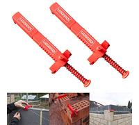Tom tool LXQ 5.9-7.1 Inch Extended Upgrade Brick Line Clips Line Runners Sold in Pairs,Orange