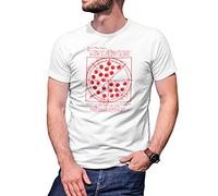 Tom Vitruvian Pizza Leonardo da Vinci Men's T-Shirt