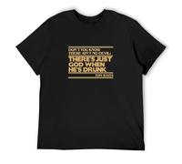 Tom Waits No Devil Quote Racing Unisex T-Shirt Top Black Mens Tee XL