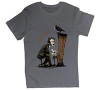 Tom Waits Piano Men T Shirt Printed Tee Top Camiseta Short-Sleeve Dark Grey L