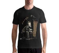 Tom Waits Piano Mens Fashion T Shirt Cotton Tee Shirts Short Sleeve Black