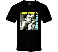 Tom Waits Rain Dog Music Legend Men T-Shirt T Shirts Casual Clothing Cotton Top Tee Black XL