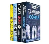 Tom Wilde Series 4 Books Collection Set By Rory Clements (Corpus, Nucleus, Nemesis, Hitler's Secret)
