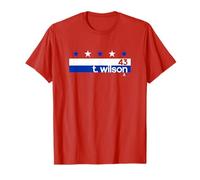 Tom Wilson: Name Number Stripe - Washington Hockey T-Shirt