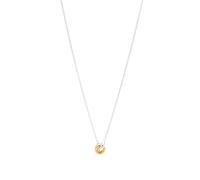 Tom Wood 20.5" Sphere Double Pendant Necklace Silver/Gold One Size