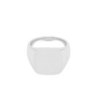 Tom Wood Cushion Ring - Satin Silver 56