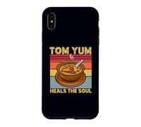 Tom Yum Heals The Soul Retro Tom Yum Kung Asian Hot Soup Fun Case for iPhone XS Max