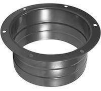 Tomactfy 3 Inch Duct Connector Galvanized Metal Pipe/Hose Flange for Heating Cooling Ventilation System(75mm)