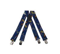Tomahawk Heavy Duty Braces, Adjustable, Unisex Suspenders, Strong Clasp (Blue Hand Tools Work)