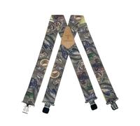 Tomahawk Heavy Duty Braces, Adjustable, Unisex Suspenders, Strong Clasp (Garden Tools Brown)