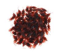 Tomaibaby 150pcs Realistic Roach Plastic Fake Novelty Insects Bugs Joke Toys Prank Prop for April Fools Day Halloween Party Favors Decoration