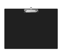 Tomaibaby A3 Clipboard, Clipboard with Heavy Duty Metal Clip, Horizontal File Clip Holder Drawing Board Paper Organizer Lightweight Stationery for School Office Home (Black)