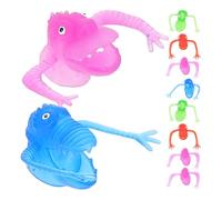 Tomaibaby Dinosaur Finger Puppets: 10PCS Colourful Plastic MonsterSSS Finger Puppets - Party Bag Fillers for Kids Children Little Hands Toys Halloween Party Favors