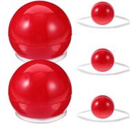Tomaibaby Flashing Red Nose: 5PCS Light up Red Nose with LED Light - Clown Nose for Christmas Halloween Party Role Play Stage Reindeer Costume Dress up Props