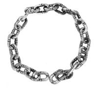 Tomaibaby Halloween Chain Link Plastic Grey and Black Chain Link Costume Accessory Halloween Decoration 1M/3.28Feet