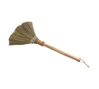 Tomaibaby Hand Broom Sweeping Cleaning Brush: Natural Whisk Vietnam Handheld Soft Bristles Dusting Brush for Car Bed Draft Garden Furniture Clothes Dusting, Assorted Color, 62x24cm (1W036UD1503RPJN)