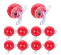 Tomaibaby Light up Red Nose: 12PCS Glowing Reindeer Nose with LED Light - Clown Costume Accessories for Christmas Halloween Party Cosplay Masquerade Stage Dress up Props