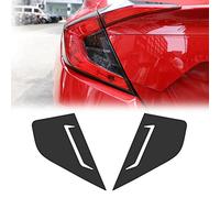 TOMALL 1 Pair Vinyl Turn Signal Light Taillight Vinyl Films Smoke Tint Compatible with Honda 10th Civic 2016-2021 Turn Light Pre-Cut Auto Exterior Sticker Decorations Trim for Car (20% Dark Black)