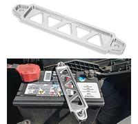 TOMALL Battery Tie Down Bracket for Car Aluminum Alloy Battery Mount Bracket Hold Lock Accessories for Honda Civic Acura (Silver)