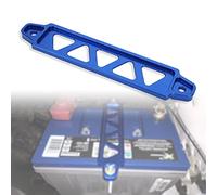 TOMALL Battery Tie Down Bracket for Car Aluminum Alloy Battery Mount Bracket Hold Lock Accessories for Honda Civic Acura (Blue)