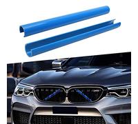 TOMALL Grille Inserts Stripes Trims Compatible with BMW F20 F30 2011-2021 Car V Brace Wrap Covers Exterior Accessories Decoration for 1/2/3/4/5 Series 320i 328i 330i 335i 428i (Blue)