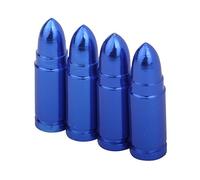 TOMALL Valve Stem Caps Bullet Blue for Motorcycles Bicycle