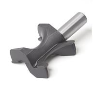 Tomantery 1-1/4in Bullnose Router Bit Tungsten Steel Half Round Bearing Bit for Woodworking, with Storage Box, for Creating Soft Edges on Shelves, Tabletops, Cabinets, Durable Material