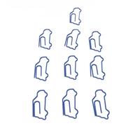 Tomantery 100 Pcs Cute Car Shaped Paper Clips, Light Portable Office Clips for File Classification, Slip Resistant Small Paper for Office Home Daily Use