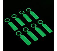 Tomantery 100 PCS Plastic Hanging Plant Labels for Tree Nursery, White | Hanging Flower Label Marker, Seed Name Tag, Reusable Garden Label Sign, for Seed Trays, Pots and Young Plants