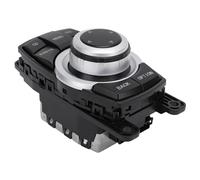 Tomantery 10pin Media Switch Controller Joystick Durable Plug and Play Knob for F07 F10 F01 OE 65829206446 for 5 Series GT F11 2008-2013, Ergonomic Design ABS Material