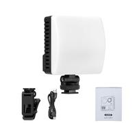 Tomantery 10W RGB Fill Light Rechargeable Mini LED Light Portable for Vlogging Photography Selfies 2600mAh 120° Angle