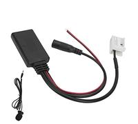 Tomantery 12-Pin Bluetooth AUX-IN Adapter with Microphone for RCD210 RCD300 RCD310, Portable Car Bluetooth Module for Smartphone Music Streaming, Suitable for Seat Radio CD-1/2/3, ABS Material