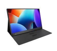 Tomantery 15.6inch Portable Display, External Expansion Portable Screen Plug and Play 178° Wide Angle 60Hz 16:9 USB C HD Multimedia Interface 1920x1080P for Office