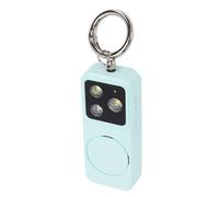 Tomantery 150dB Personal Safety Alarm Rechargeable Keychain Light for Night Running and Outdoor Security with 4 Lighting Modes (Green)