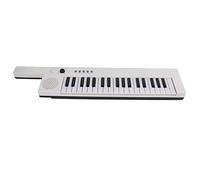 Tomantery 37 Key Portable Guitar Keyboard Piano with Lithium Battery, Natural Stereo for Beginners, Education Musical Instrument for Kids and Adults (BF-3755 white)