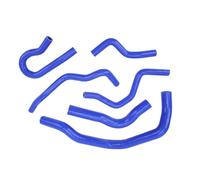 Tomantery 6 Pcs Silicone Radiator Coolant Hose Kit for EK EG B16A B18C B20B 1992-2000, Extreme Heat for Efficient Heat Dissipation Fit for Racing Enthusiasts (Blue)