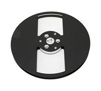 Tomantery 7 Inch Empty Reel High Hardness Aluminum Alloy Tape Takeup Reel for Roar Company, 1/4in Tapes for Recording and Erasing Universal for to (Black)