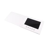 Tomantery 720P HD Video Playback Electronic Video Greeting Card for Marketing Advertisement Ideal for Business Promotion Plastic 8.27x5.91x0.39in Blank Design Possibilities, Various Occasions (7inch)