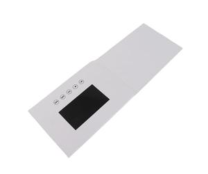 Tomantery 720P HD Video Playback Electronic Video Greeting Card for Marketing Advertisement Ideal for Business Promotion Plastic 8.27x5.91x0.39in Blank Design Possibilities, Various Occasions (5inch)