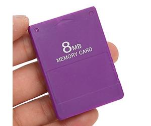 Tomantery 8MB High Speed Game Memory Card for FMCB1.966 Plug and Play, Game Memory Card Accessories for Master, ABS Material (Purple)