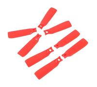Tomantery 8Pcs Lightweight and Flexible Drone Propeller Blades Replacement for FLIP, Strong PC Material, for FLIP Drone Enthusiasts (Red)